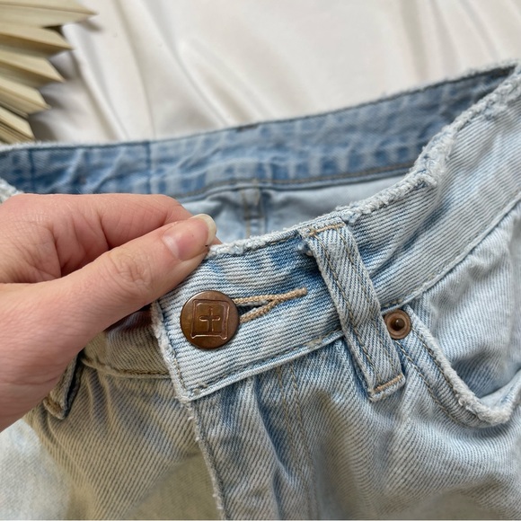 Ksubi Slim Pin Oblivion High Rise or Waisted Frayed Hem Cotton Denim Jeans 26 - Picture 7 of 14